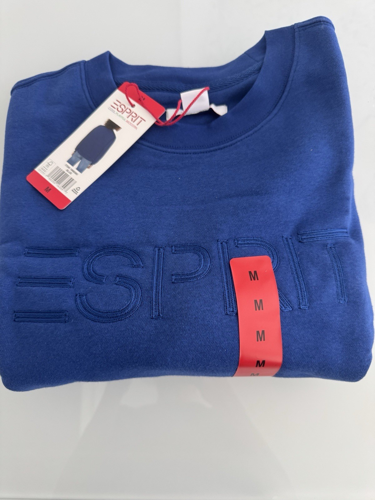NWT Costco Esprit Sweatshirt Blue Size Medium M