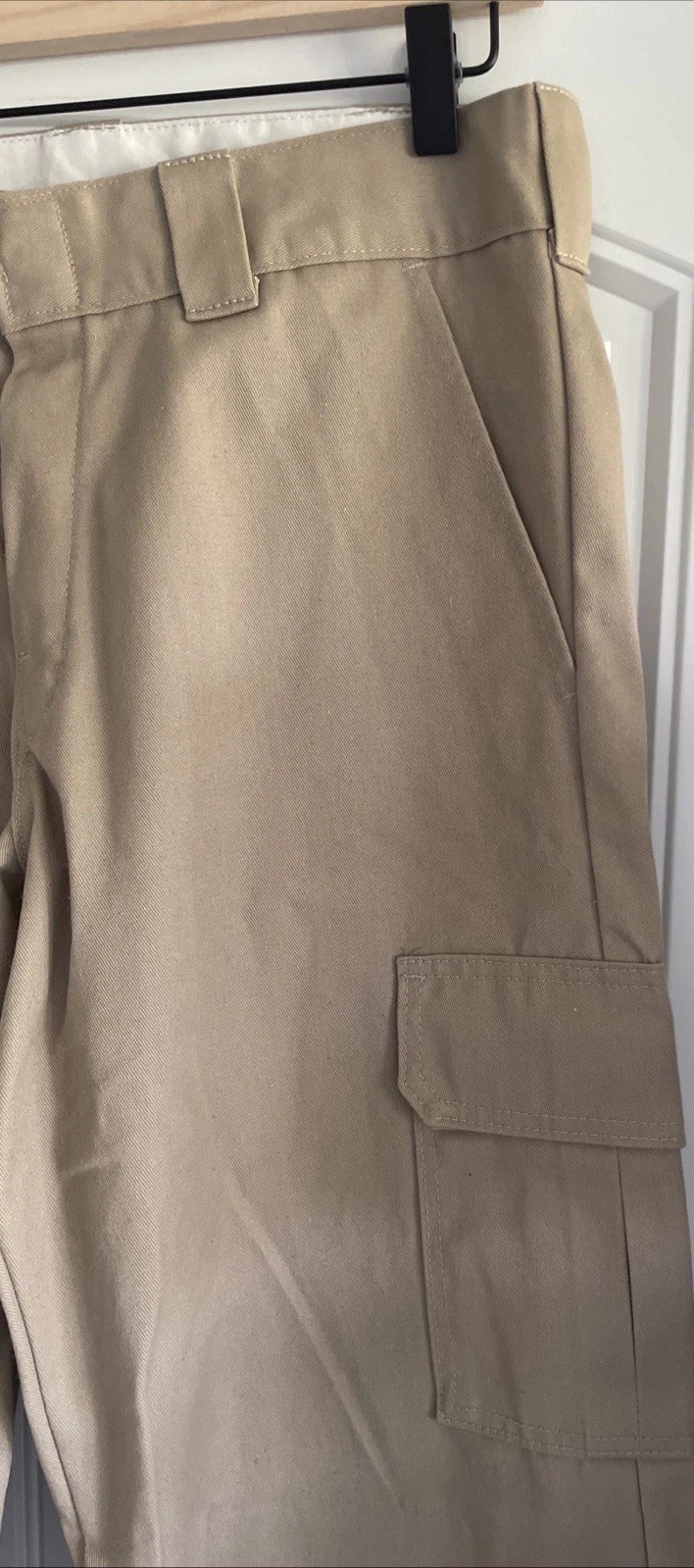 Dickies Cargo Pant 6 Pocket Relaxed Fit Straight Leg Beige Men’s 32X34 New