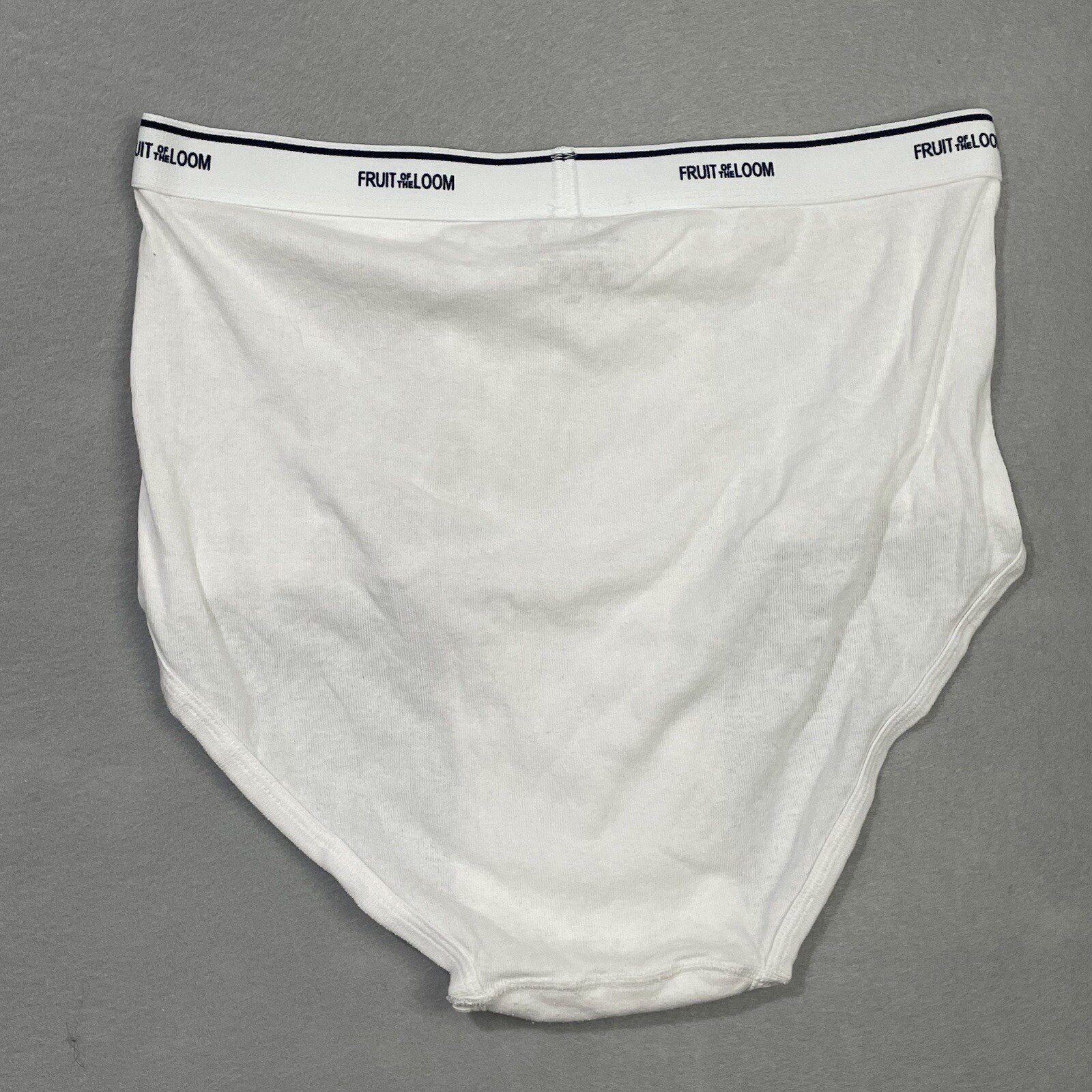 3-Pack • Fruit of the Loom Tag-Free Briefs Size 2XL • 44-46” Waist 100% Cotton