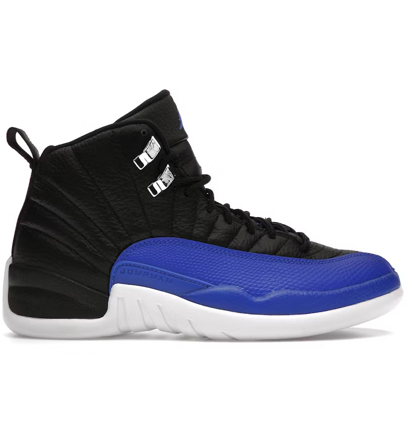 Women 6.5, Youth 5Y Nike Air Jordan 12 Retro AO6068-004 Black Hyper Royal