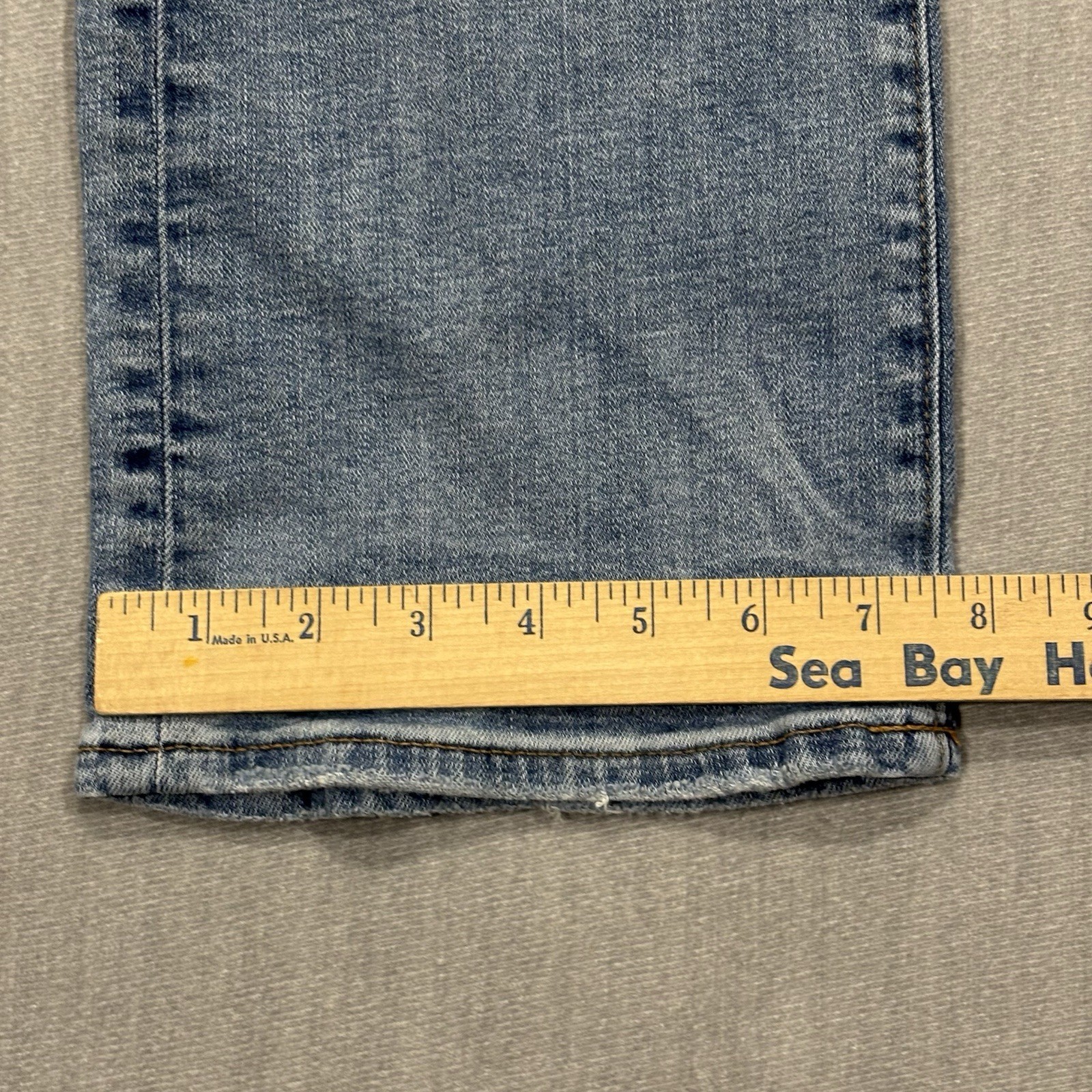 American Eagle Air Flex Original Boot Jeans Mens 30×31 Blue Distressed Denim