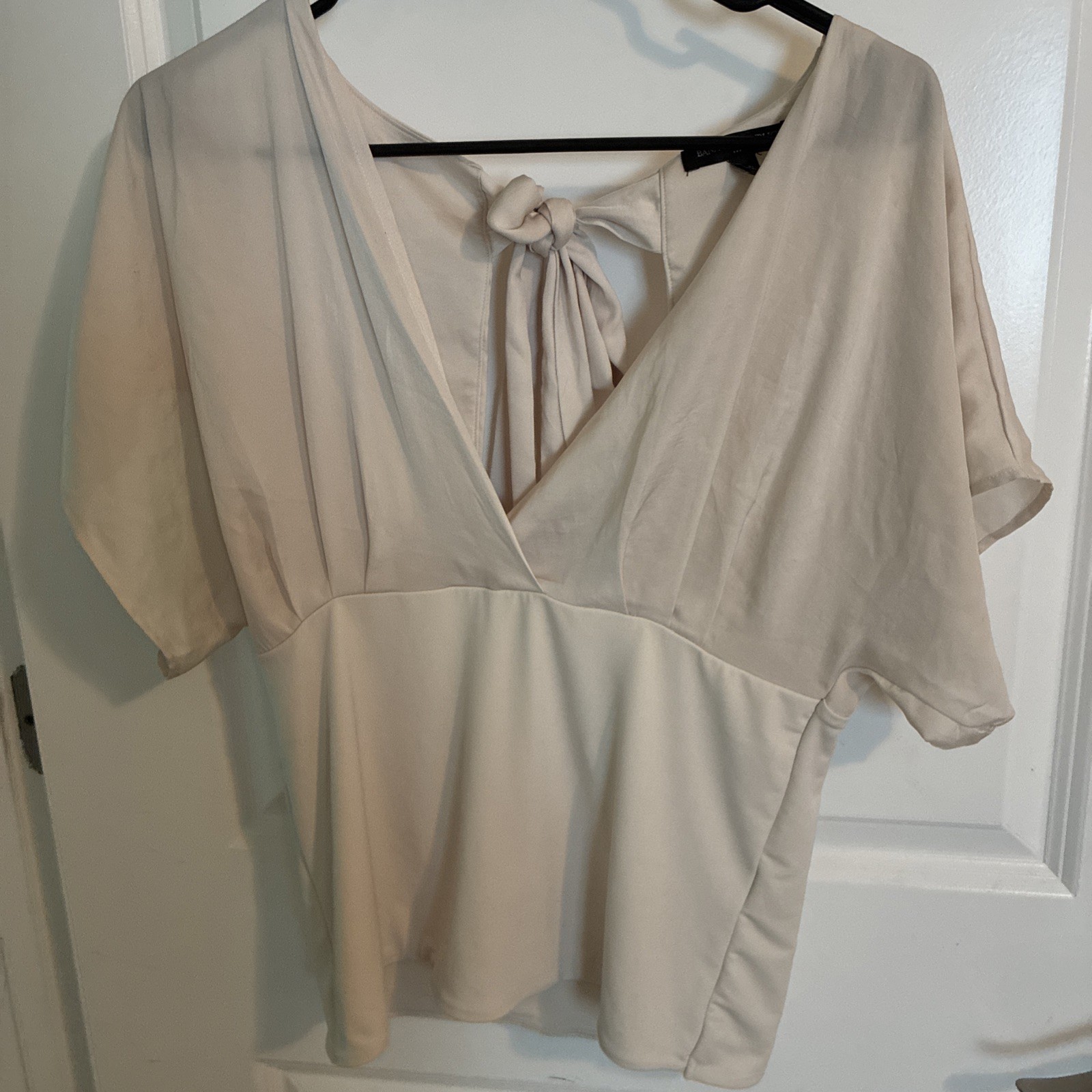 2 Banana Republic Blouses Medium – 1 Cream Very Good Condition And 1 Khaki NWT