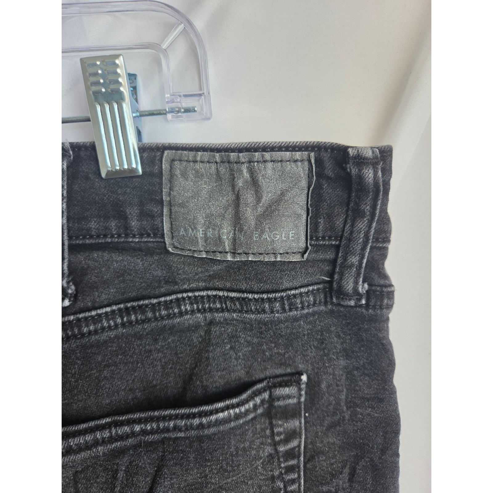 American Eagle Airflex+ Black Jeans Mens Real Good Stretch Denim