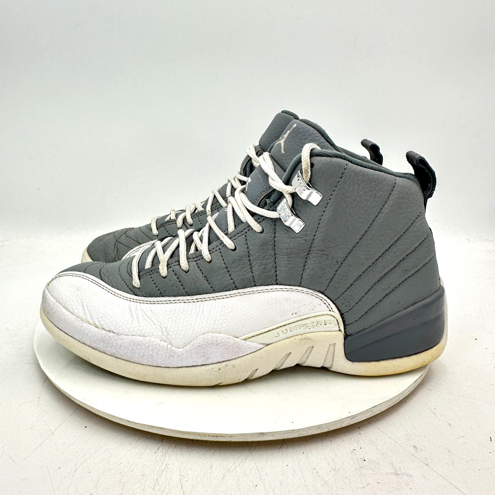 Nike Air Jordan 12 Retro Stealth Grey White Shoes Men Size 9 CT8013-015