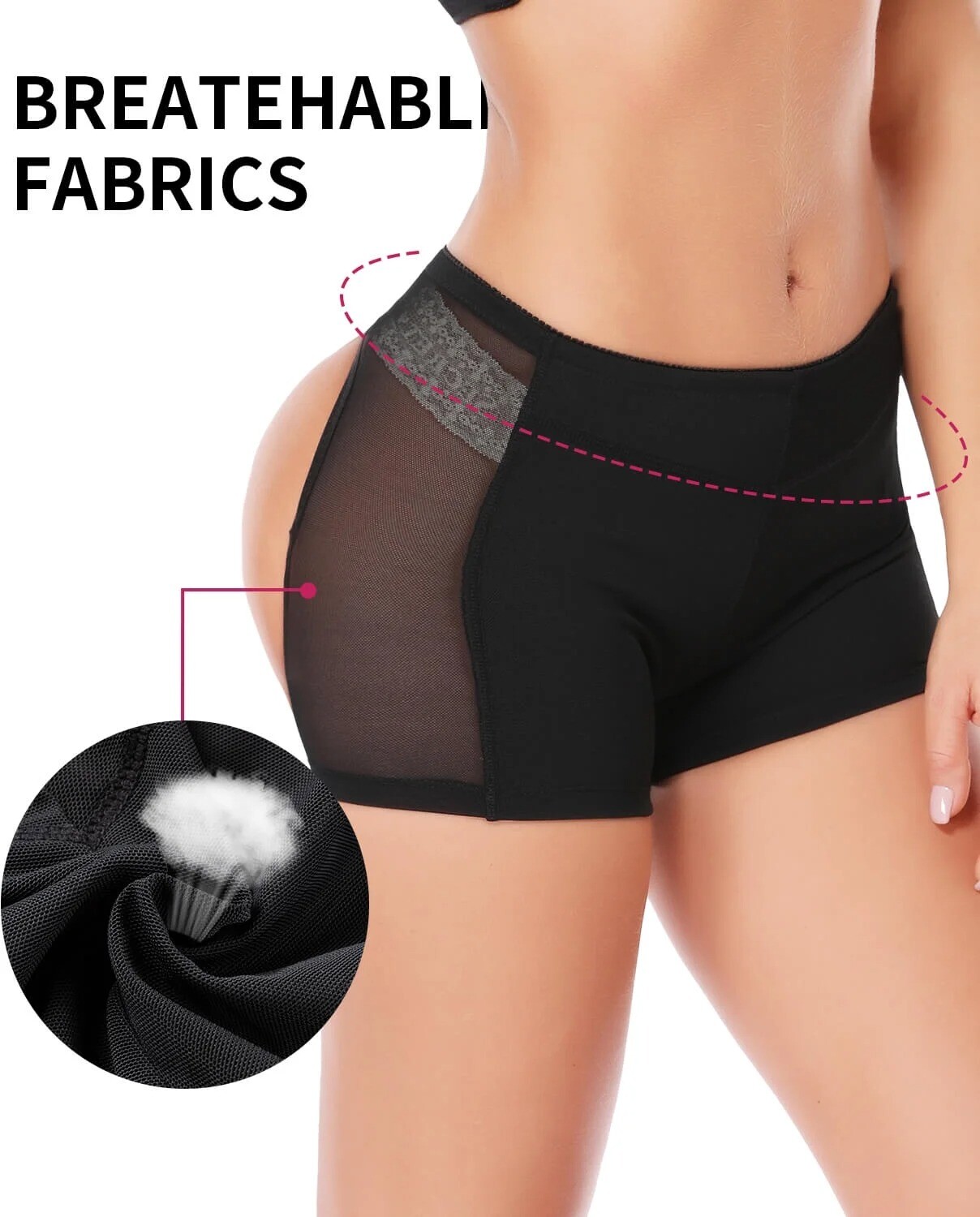 2 Pack Women Butt Lifter Booty Hips Enhancer Shapewear Body Shaper Underwear US
