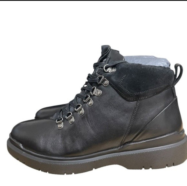 Thomas & Vine Sherman Leather Water Resistant Black Comfort Foam Boots sz 10 NIB