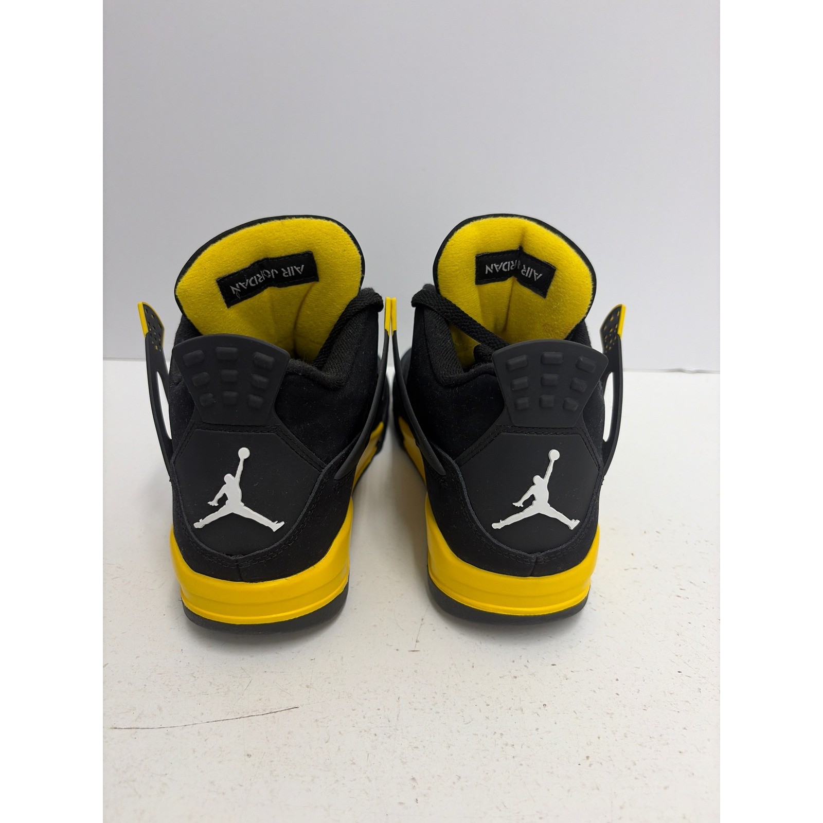 Jordan 4 Retro Thunder Black Tour Yellow Mens Basketball Shoes DH6927-017 US 8