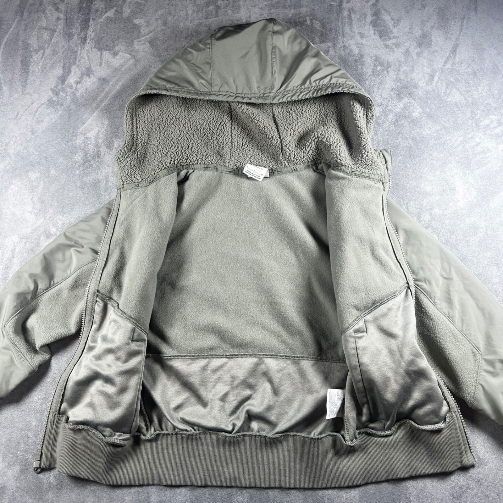 Nike City Utility EasyOn Therma-FIT Jacket Youth Small Green Full Zip Hooded