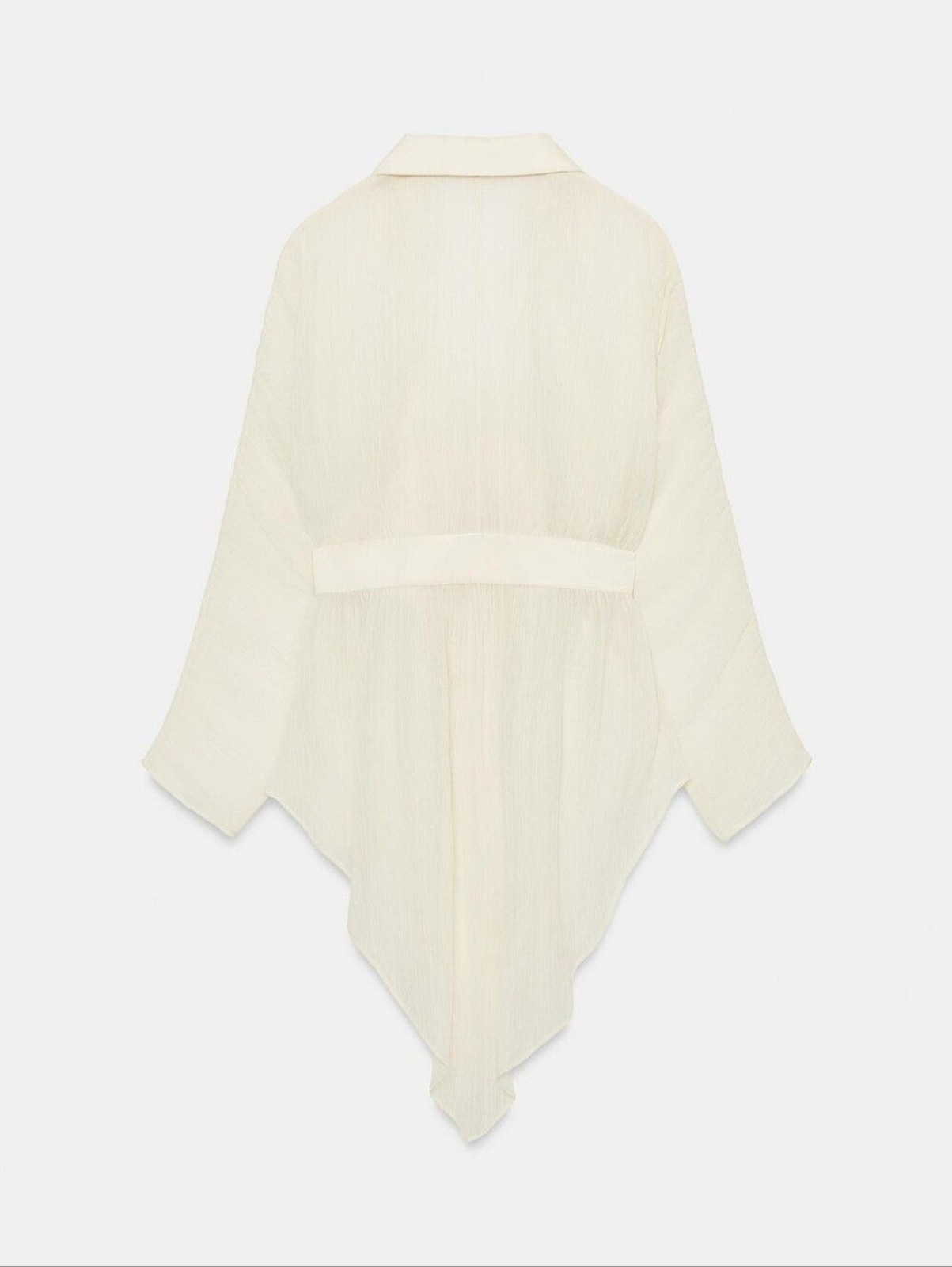ZARA ZW COLLECTION GEORGETTE LACE BLOUSE SMALL