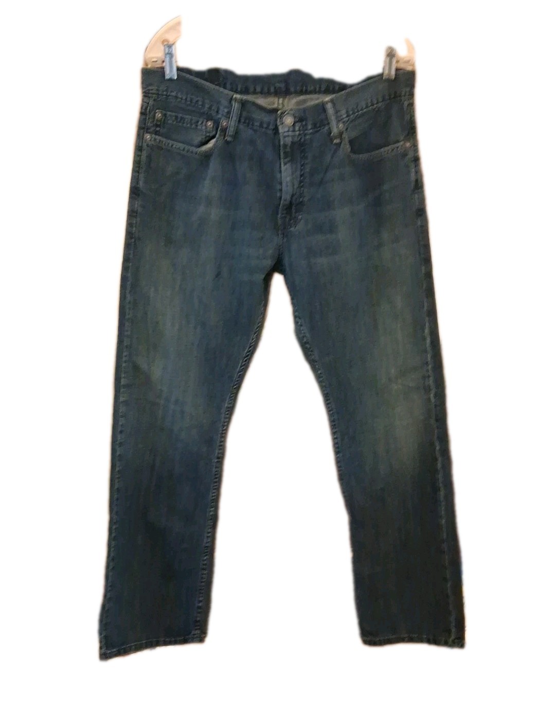 LEVI STRAUSS Men 514 Slim Straight Leg 100% Cotton Denim Jean – 34 x30 Blue