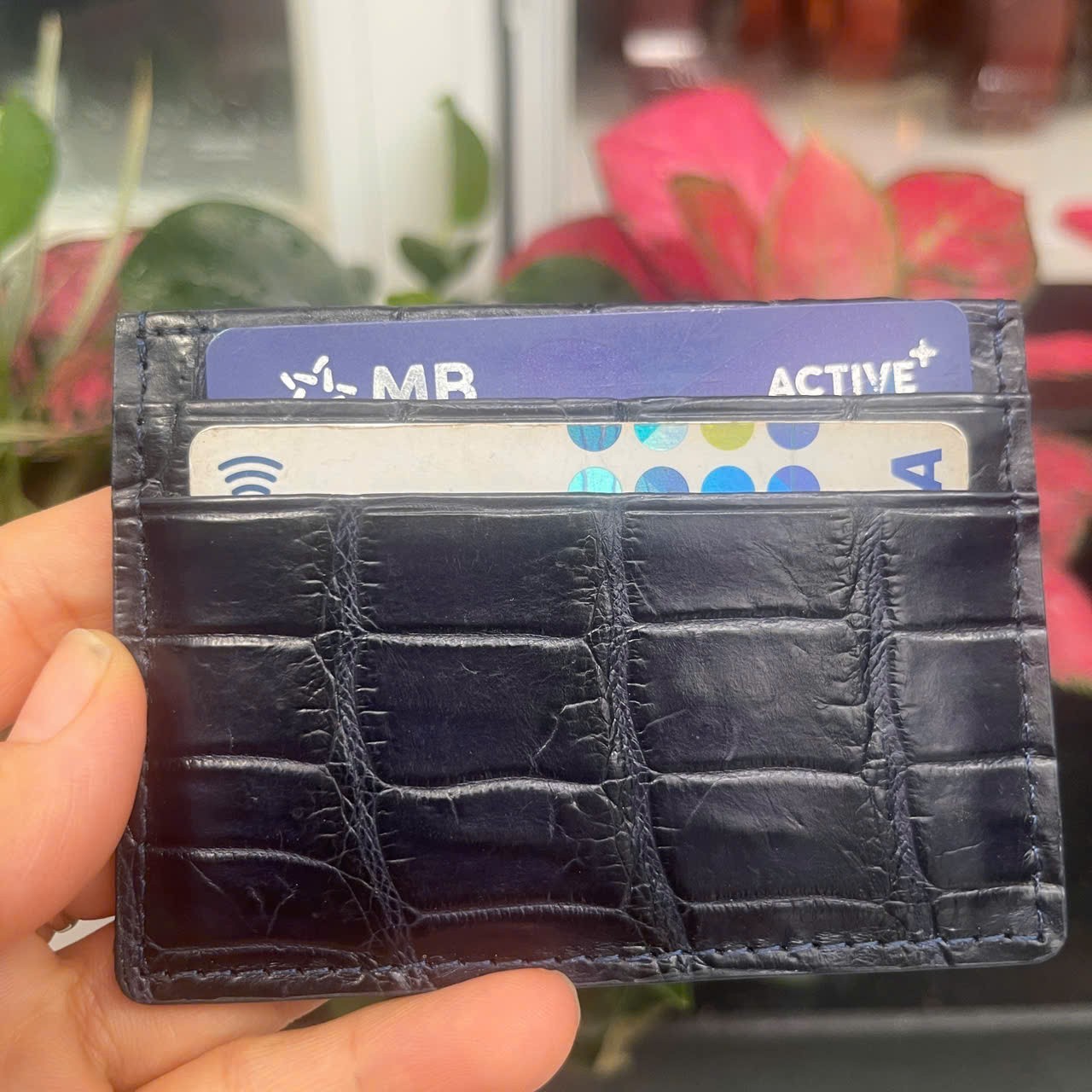 GENUINE LEATHER SKIN CREDIT CARD HOLDER/ WALLET CARD HOLDER FOR MEN