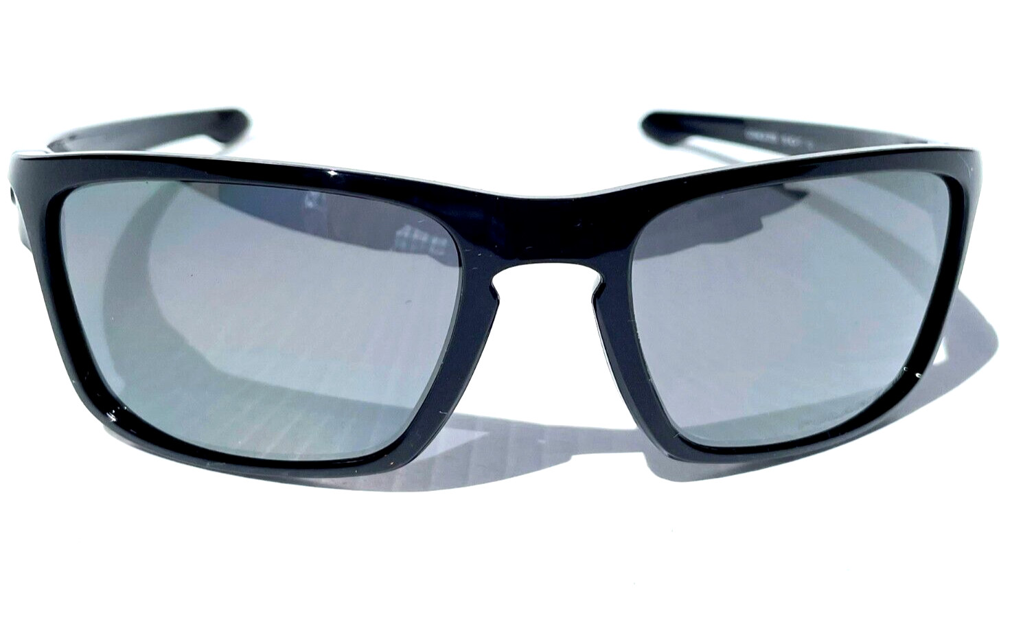 NEW Oakley SLIVER STEALTH Polished Black w POLARIZED Black Lens Sunglass 9408-05