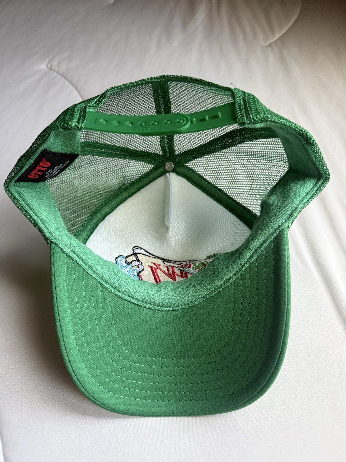 Warren Lotas Reelin’ Reaper Foam Trucker Hat Kelly Green OS New