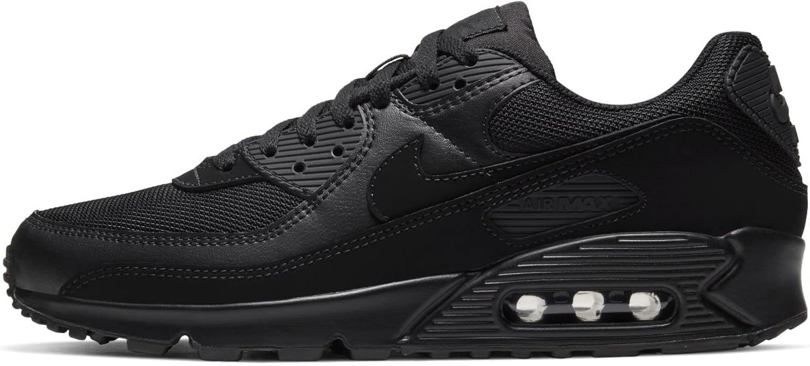 Nike Womens Nike Air Max Oketo – Black Black Black White – 8.5