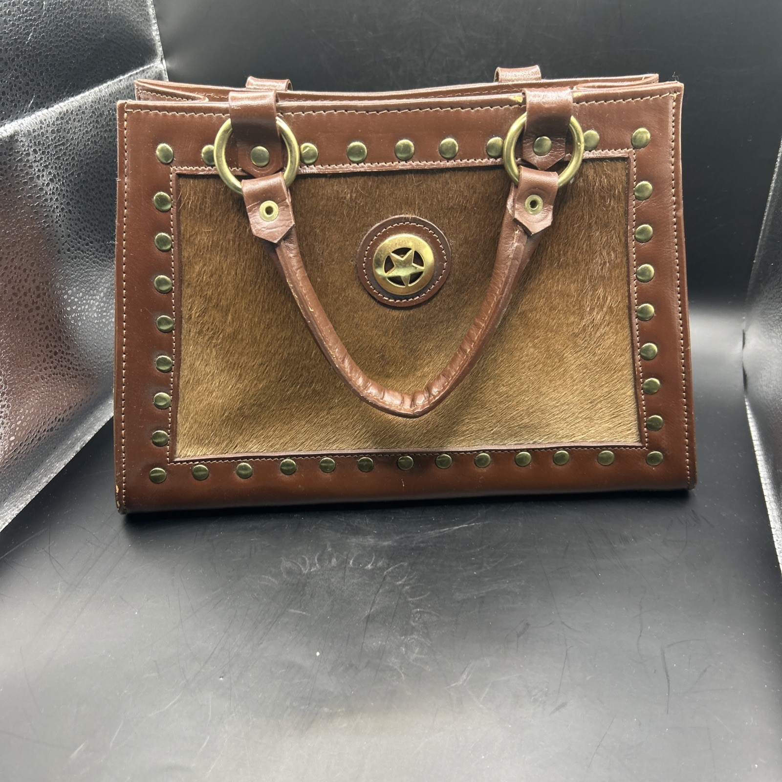RSL Made In Paraguay Hair On Hide Purse