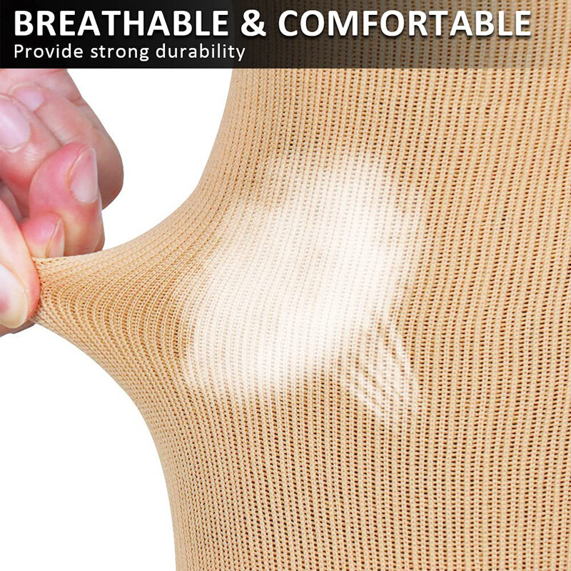 Zipper Pressure Compression Socks Pain Relief Calf Leg Foot Support Stocking US