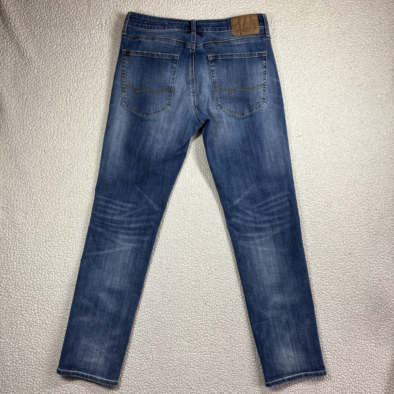 American Eagle Extreme Flex 4 Slim Straight Men Stretch 31 x 32 Dark Wash Jeans
