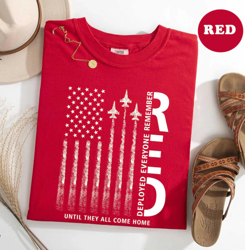 Red Friday Remember Comfort Tee Military Support Shirt Veteran Gift
