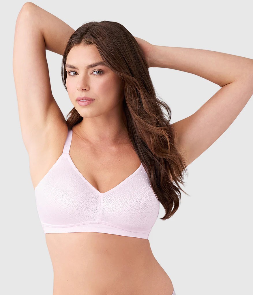 Wacoal 852303 Back Appeal Wire Free Bra nude 32C 34DD 38DDD new no tags