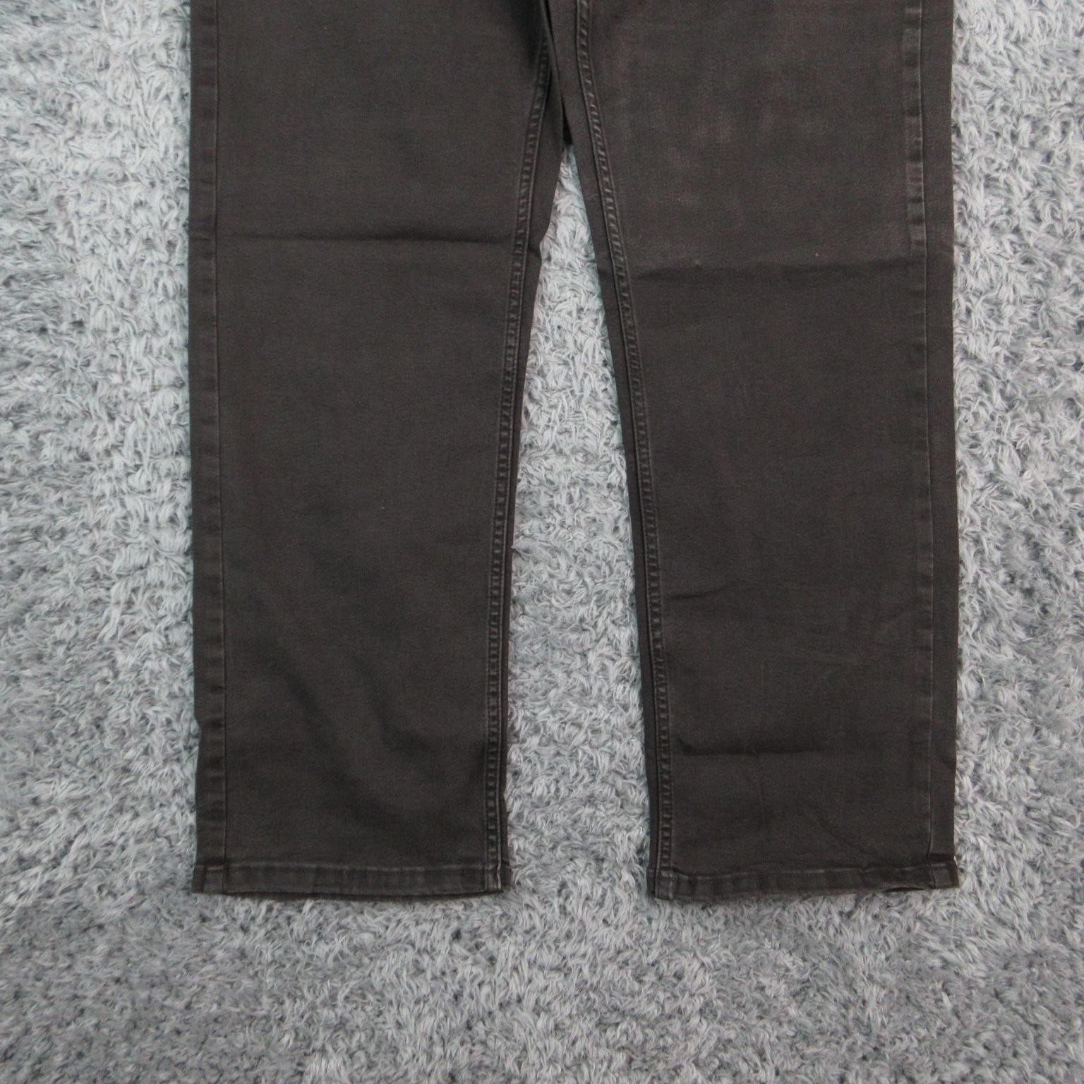 Tpj Jeans Mens 38×33 Black Athletic Straight Charcoal Wash Denim Stretch Comfort