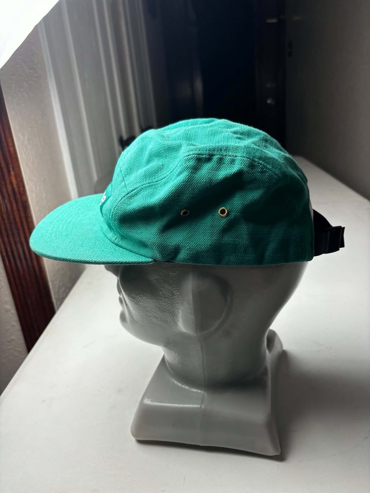 Supreme Washed Chino Twill Camp Cap ‘Green made in the USA