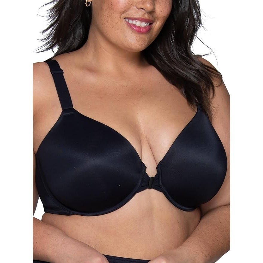 Vanity Fair Women’s Full Figure Front Closure Bra, Lightly Lined 42DD