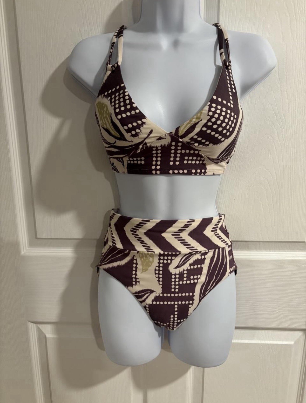 Calia Women’s 2-Piece Primitive Pointillism Bikini Set Size Extra Small