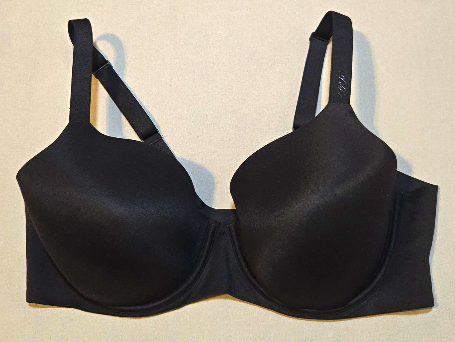 Aerie Smoothez Full Coverage Underwire Bra 38D Black Hook & Eye