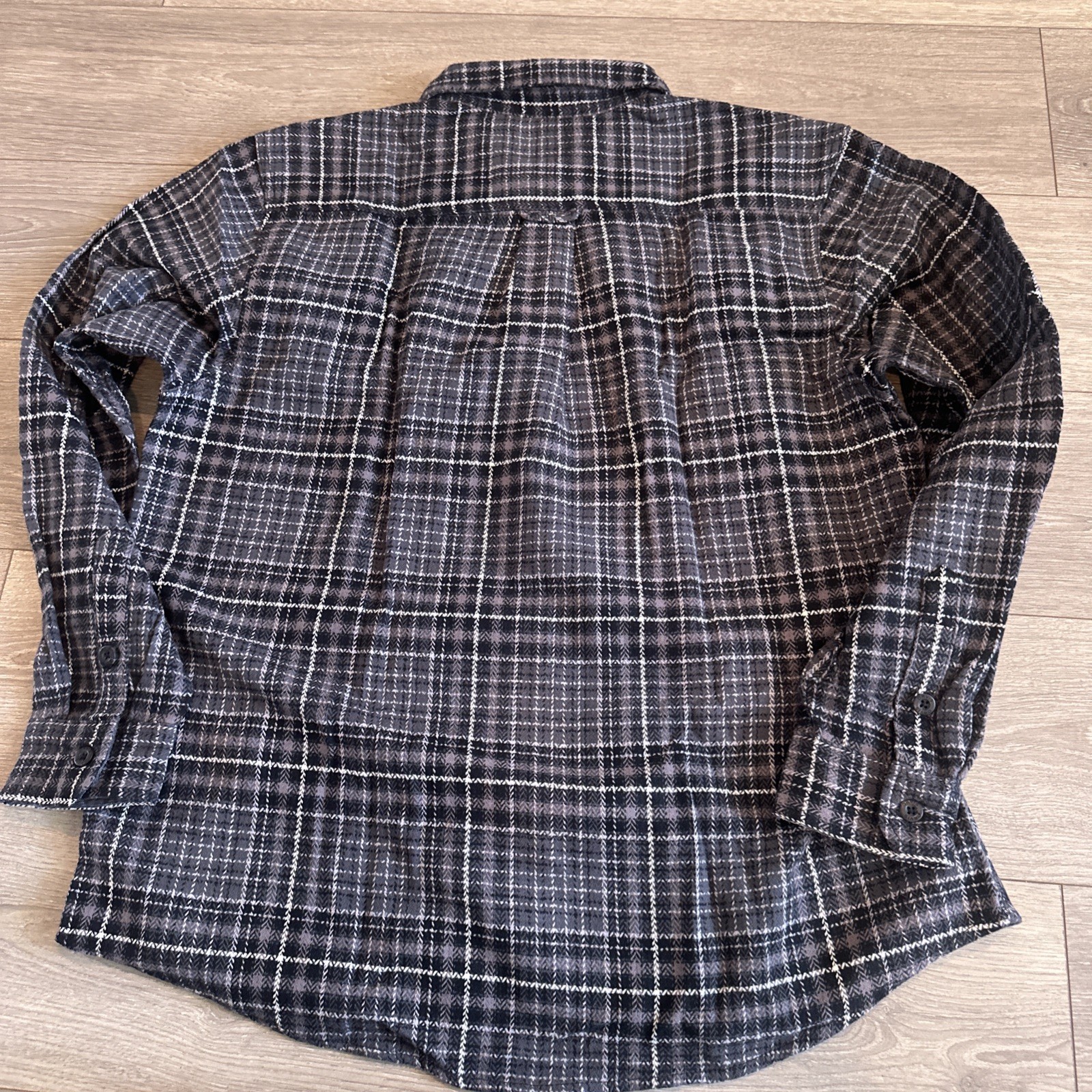 Orvis Grey Flannel Shirt Men XL Heavy Weight Cotton Side Pockets NWT NEW