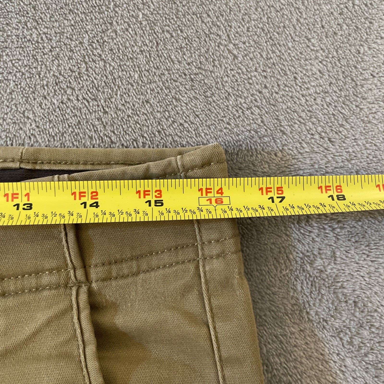 Lee Extreme Motion Pants Men’s 32×30 Beige Brown Cotton Chinos Workwear Stretch