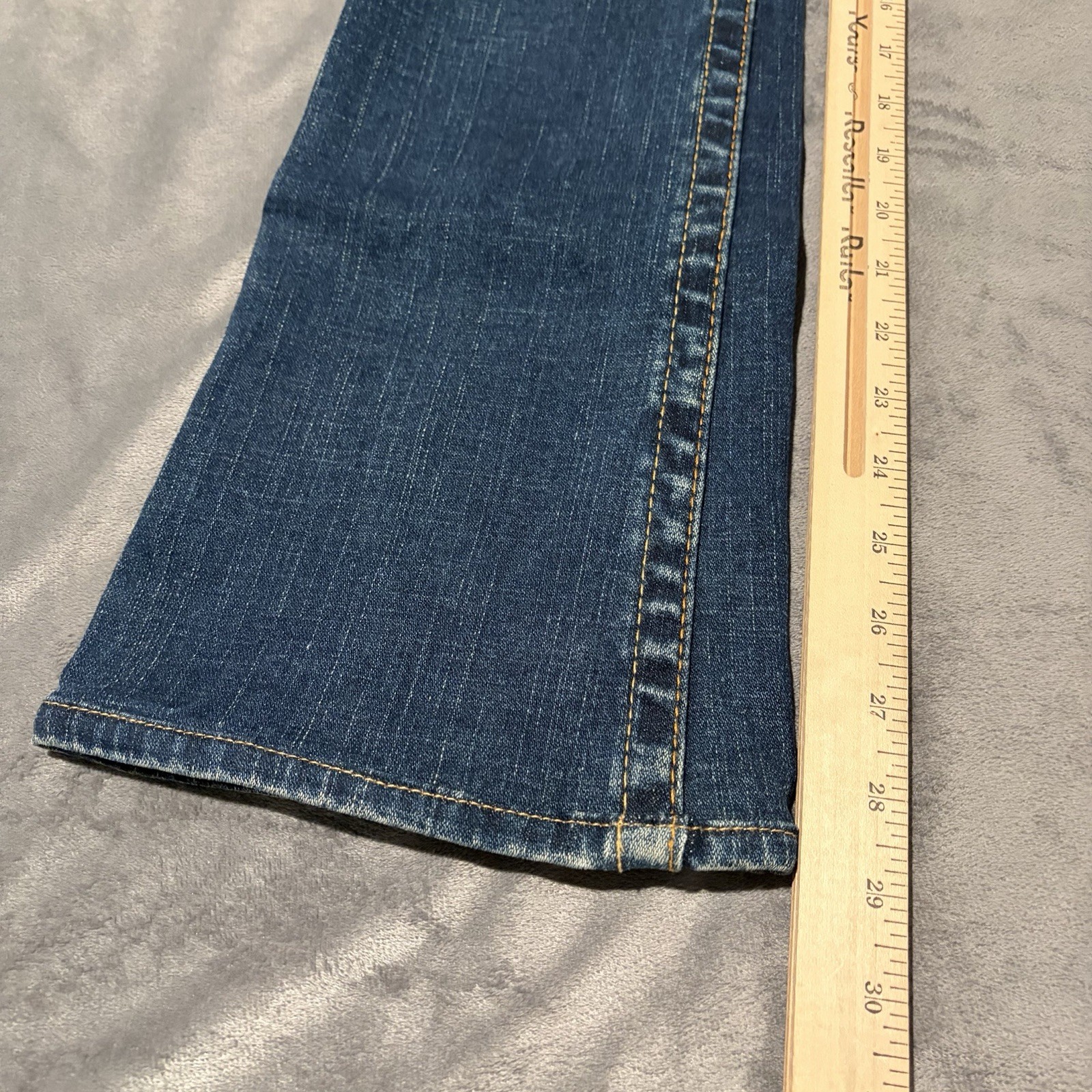 True Religion Jeans Girls 14 Billy Bootcut Flap Pocket Designer Denim Y2K