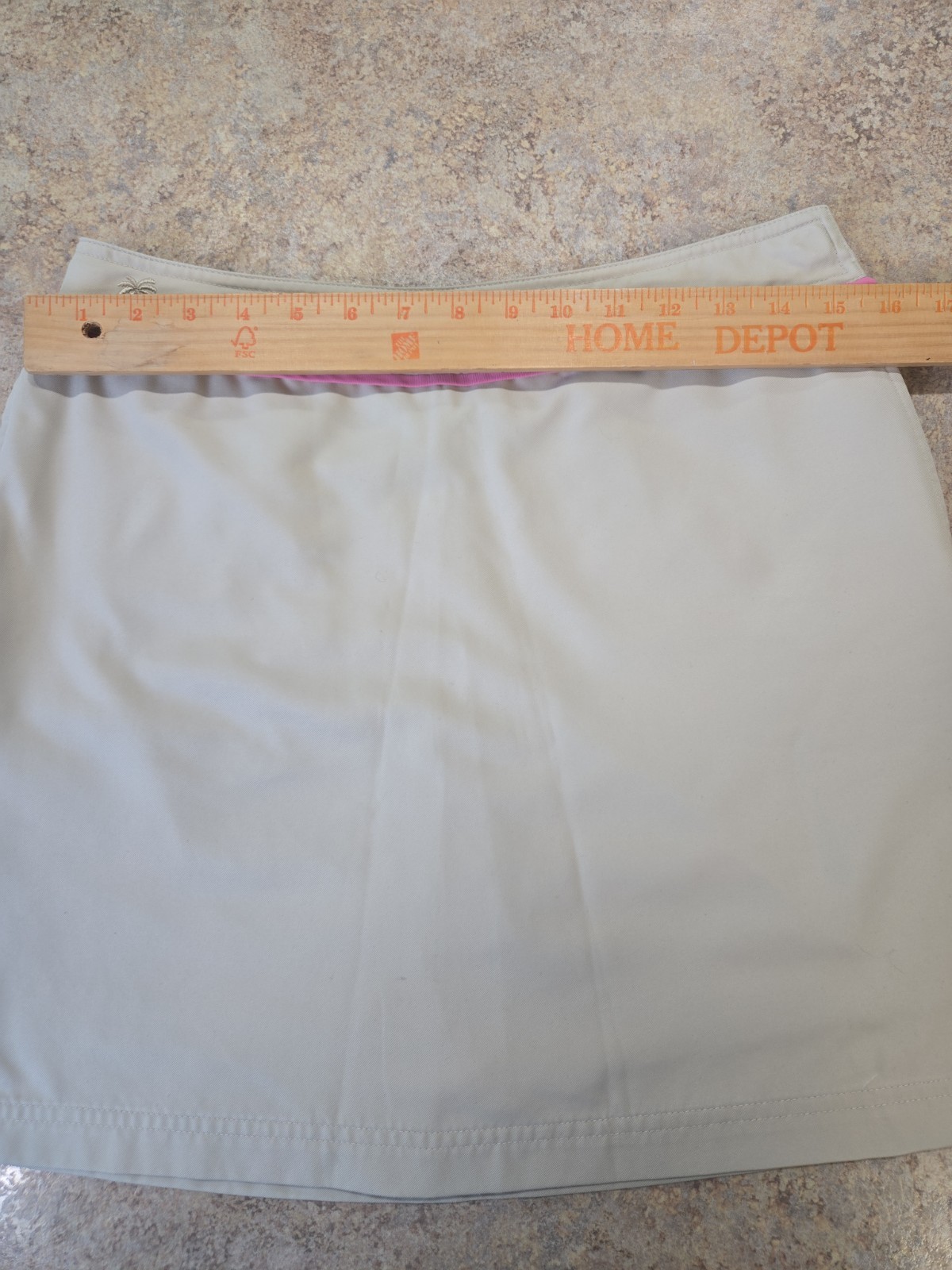 Vintage Lilly Pulitzer White Label Khaki Skort Women’s Size 4 Quick Dry Golf