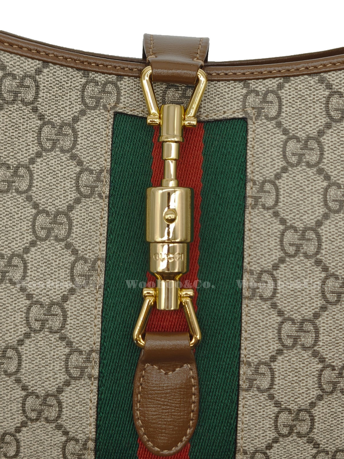 Gucci Jackie 1961 Half Moon Underarm Bag Canvas Bag Small Women’s 11×1.7×7.4 in