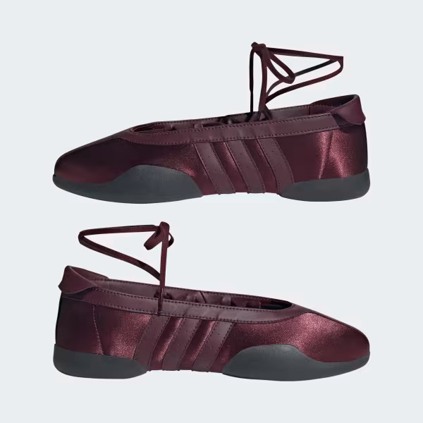 adidas Originals TAEKWONDO MEI Women’s Ballet Shoes KJ8371 Maroon / Core Black
