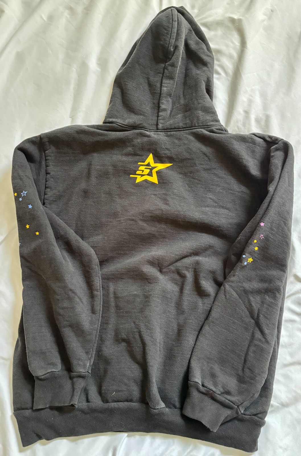 Sp5der Nevermind The Spider Here’s The Slime Hoodie Black Pink Web Graphic