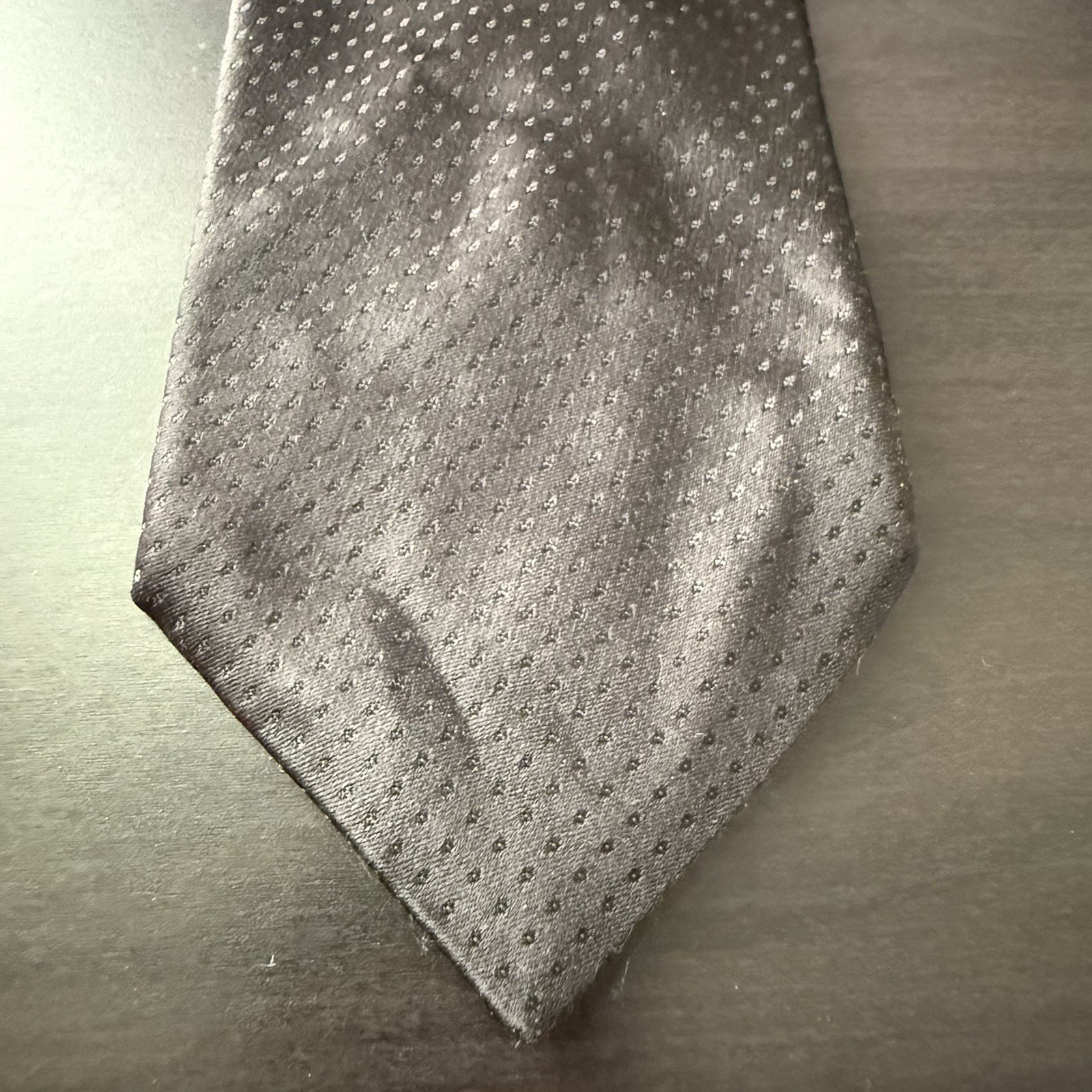 Stefano Ricci Luxury Collection Silk Tie Black Dots Formal Necktie Made In Italy