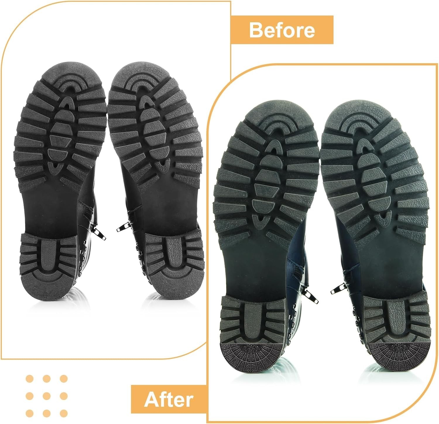 Versatile Non-Slip Sole Protectors for Sneakers – 3 Pairs Lightweight Blue