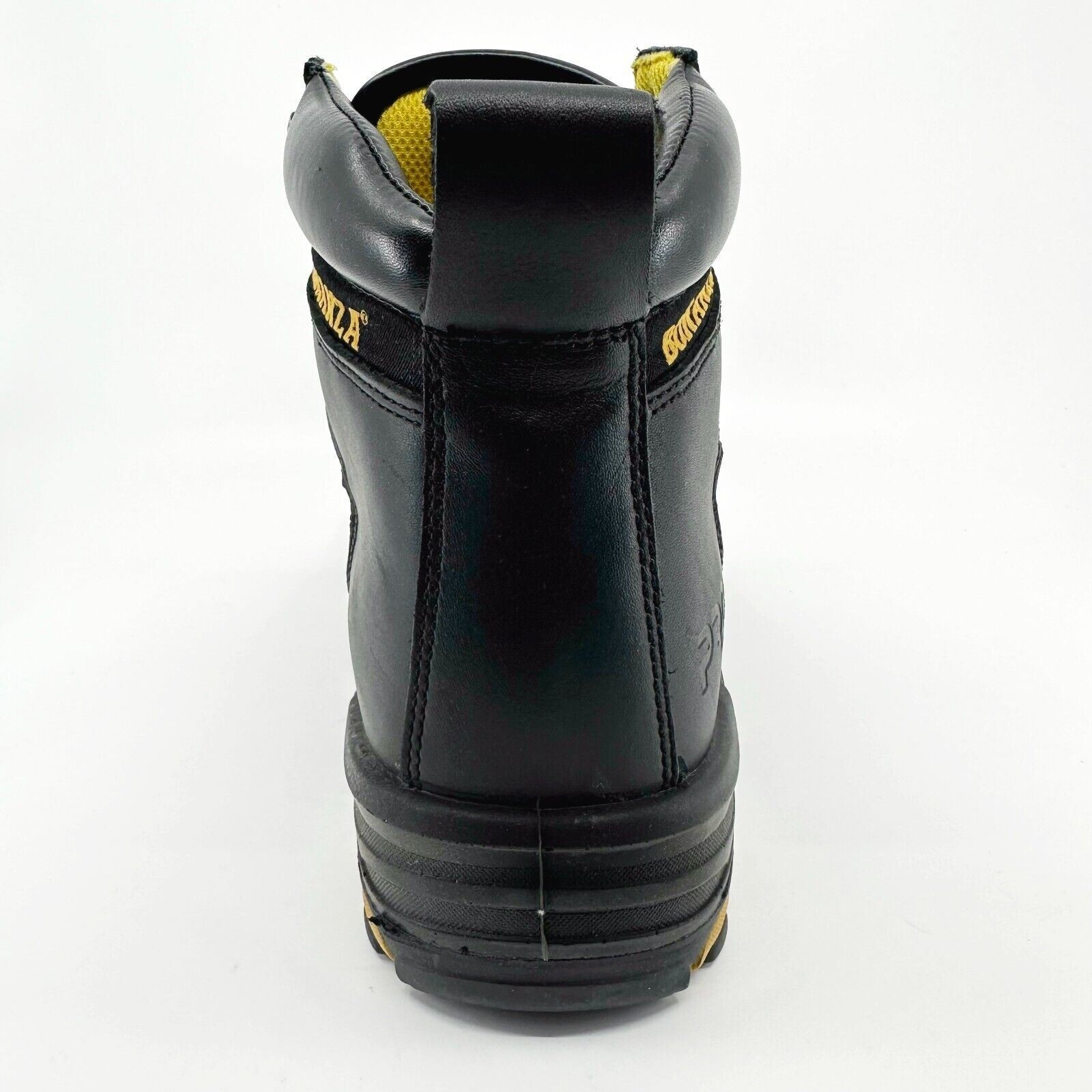Bonanza Pro Mens Black 6″ PU Injected Full Grain Leather Soft Toe Work Boots