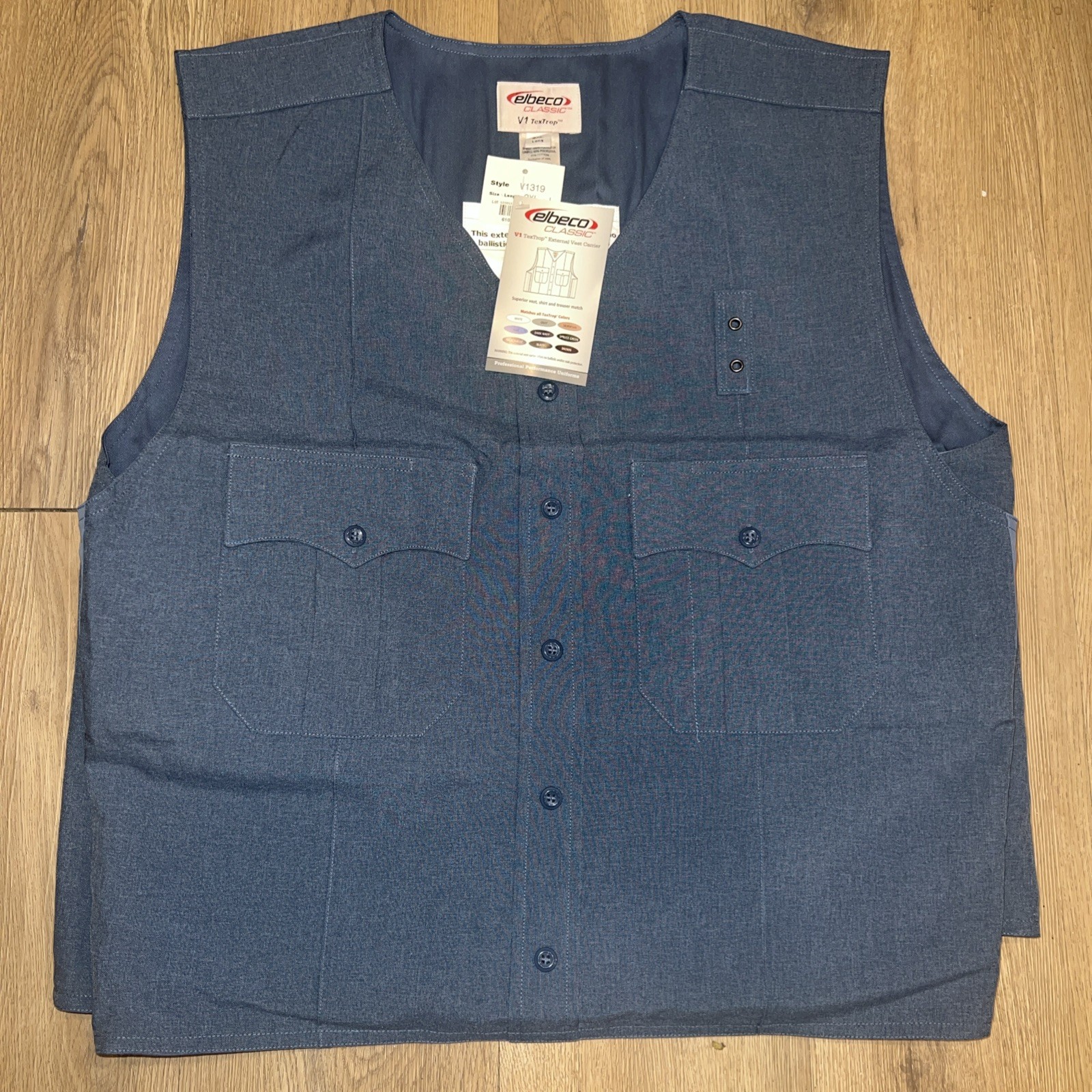 Elbeco V1 TexTrop External Vest Carrier, French Blue, Style V1319