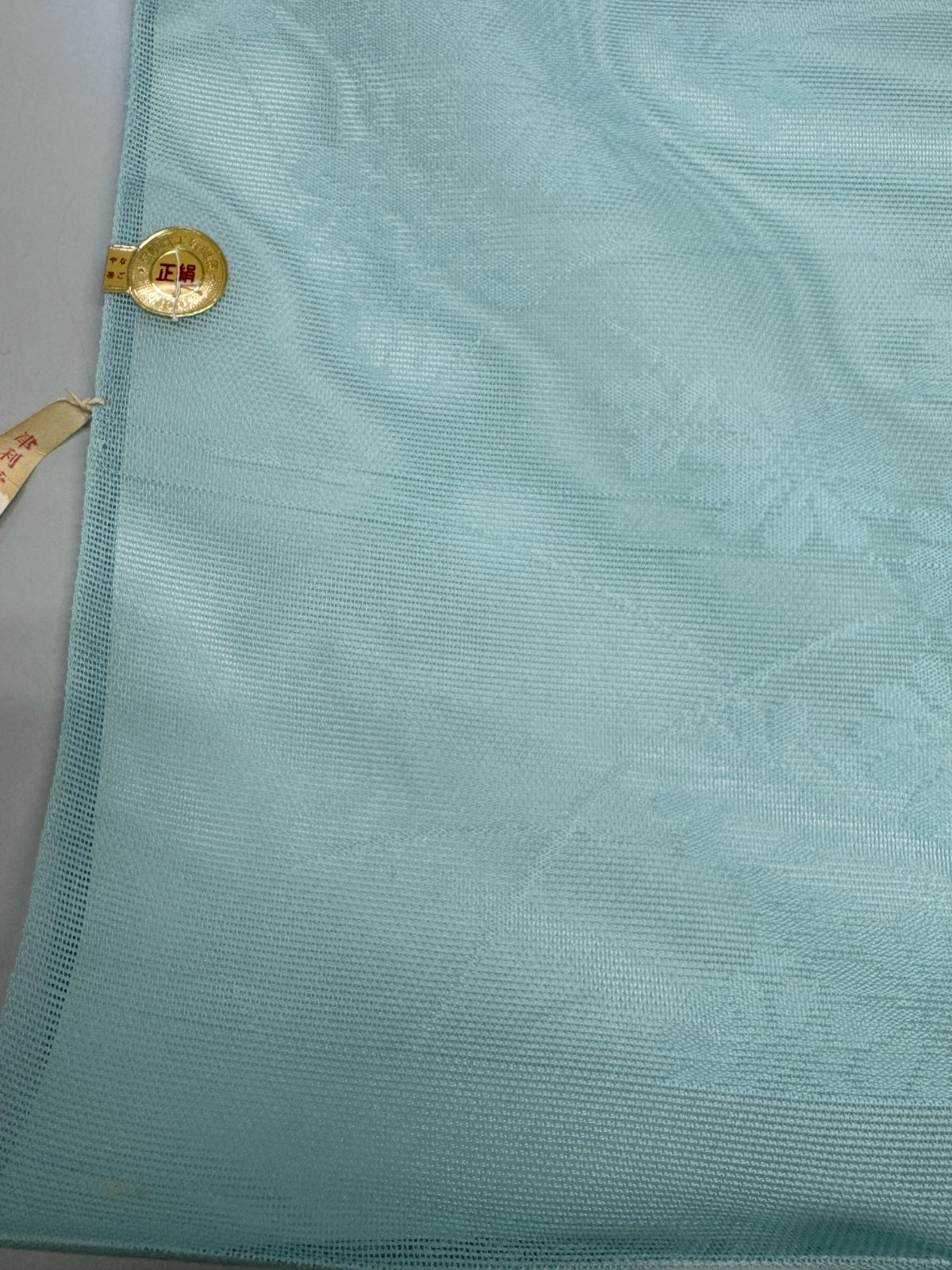 Japanese Vintage Kimono Fabric cloth Boro silk Blue tradition 35.4×13.7 in
