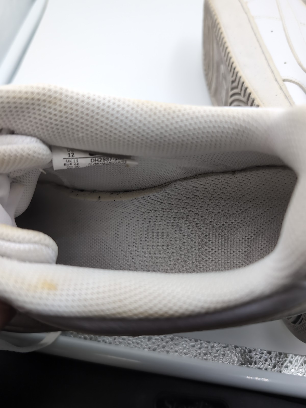 Size 12- Nike Court Vision Next Nature Low Triple White