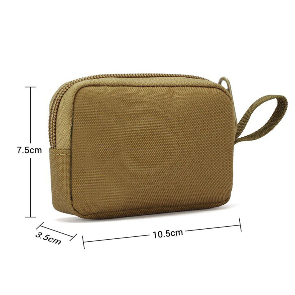 Tactical Wallet Card Small Pocket Key Money Bag Outdoor Purse Portable EDC Pouch