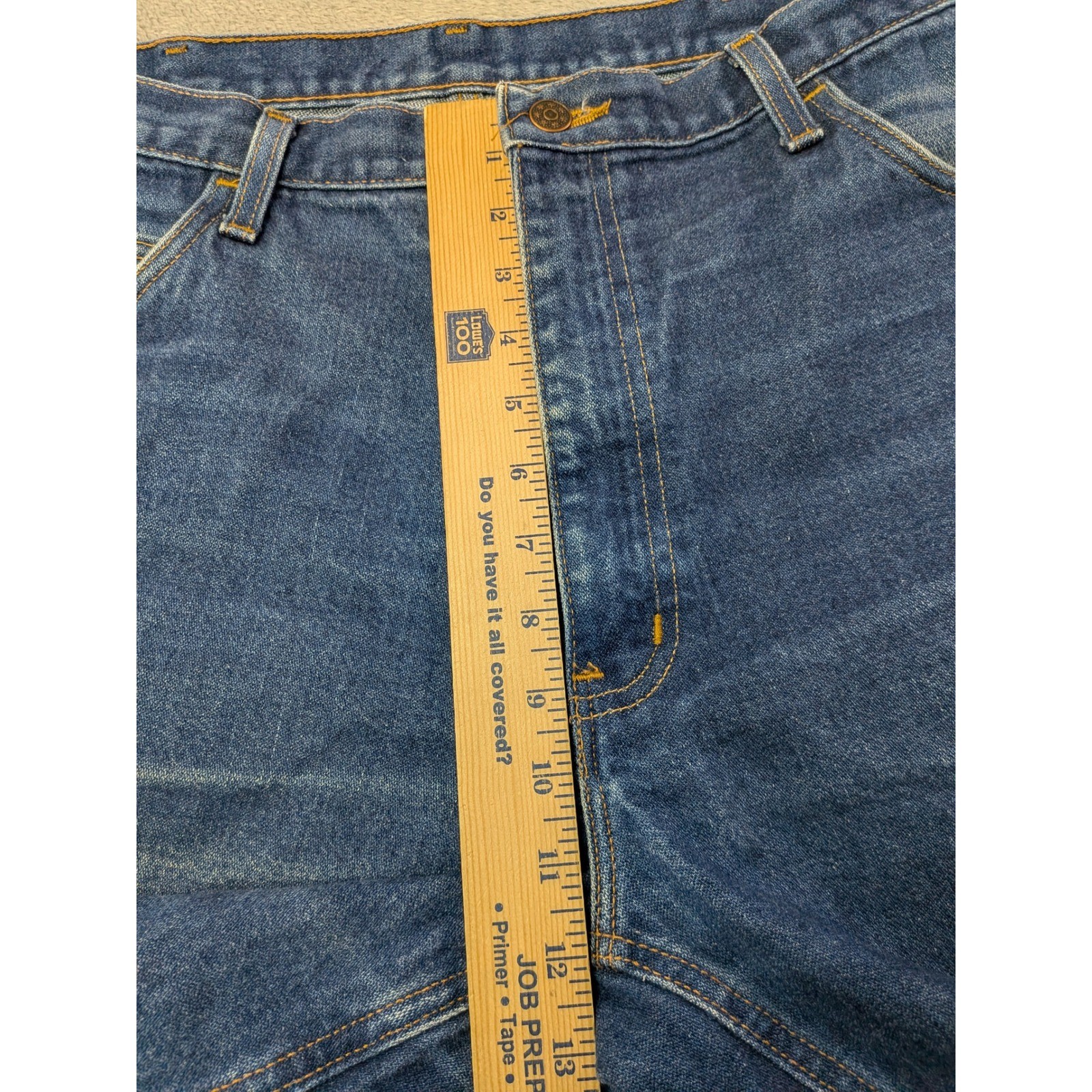 All American Clothing Co Mens Sz 37×32 Dark Wash Straight Leg Jeans Made in USA
