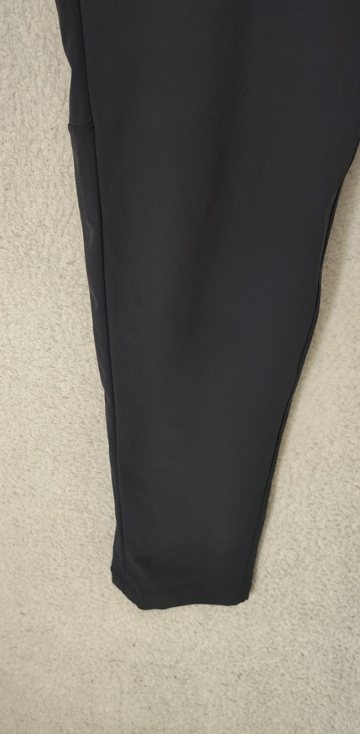 Lululemon Men Pants 33 Gray Poly Blend Straight Regular Fit Flat Front Chino