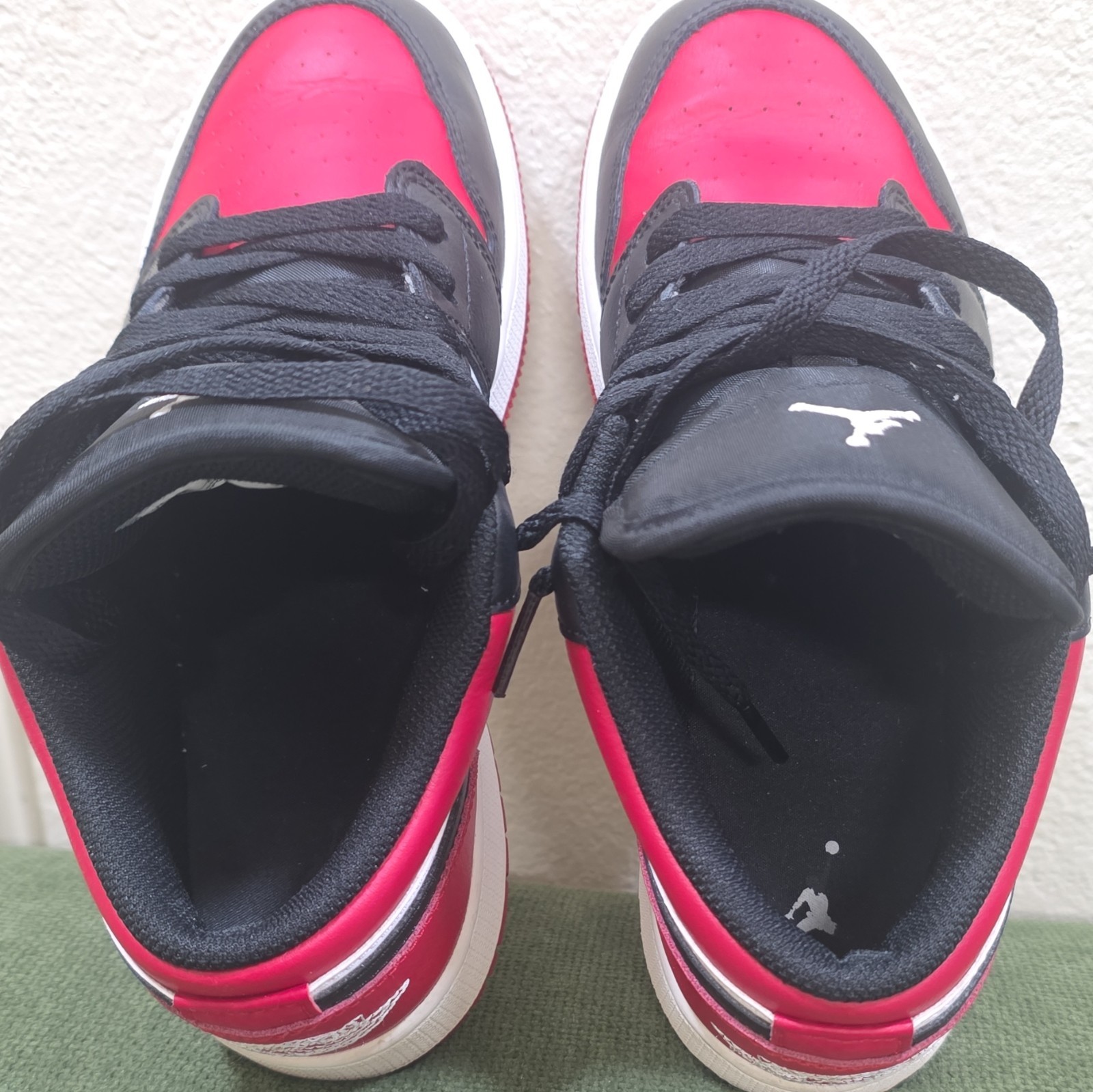 Jordan Air Jordan 1 Low GS Sneakers Black/Red/White US 5Y 553560-612