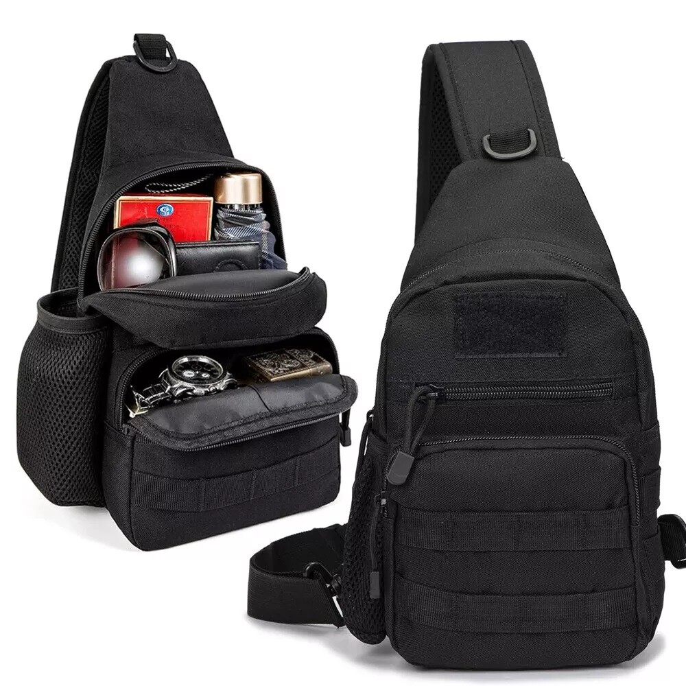 Tactical Sling Bag Backpack Military Shoulder Pack Small EDC Crossbody Chest Bag