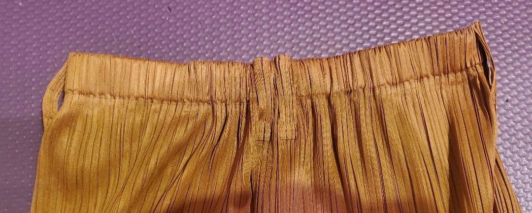 ISSEY MIYAKE Pleats Please Long Skirt with Fringe
