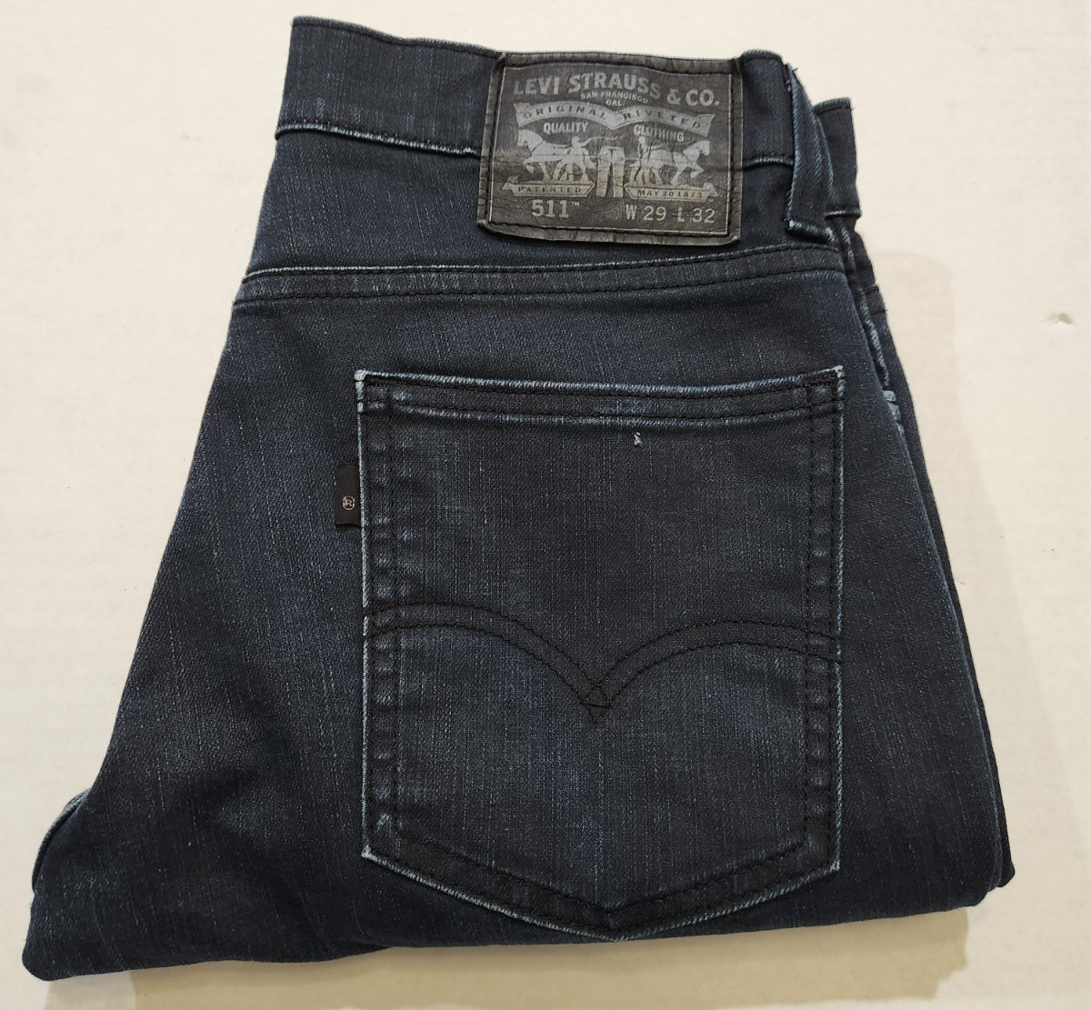Levi Strauss & Co 511 Black Tag Dark Blue Jeans W29 x L32
