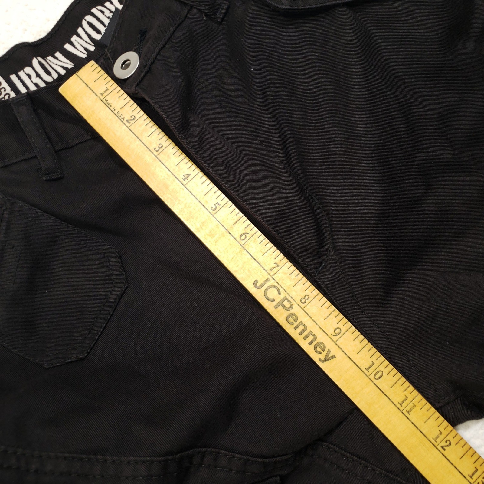 Bilt Iron Workers Cargo Pants Mens 30 Black Kevlar Reinforced Motorcycle Gear
