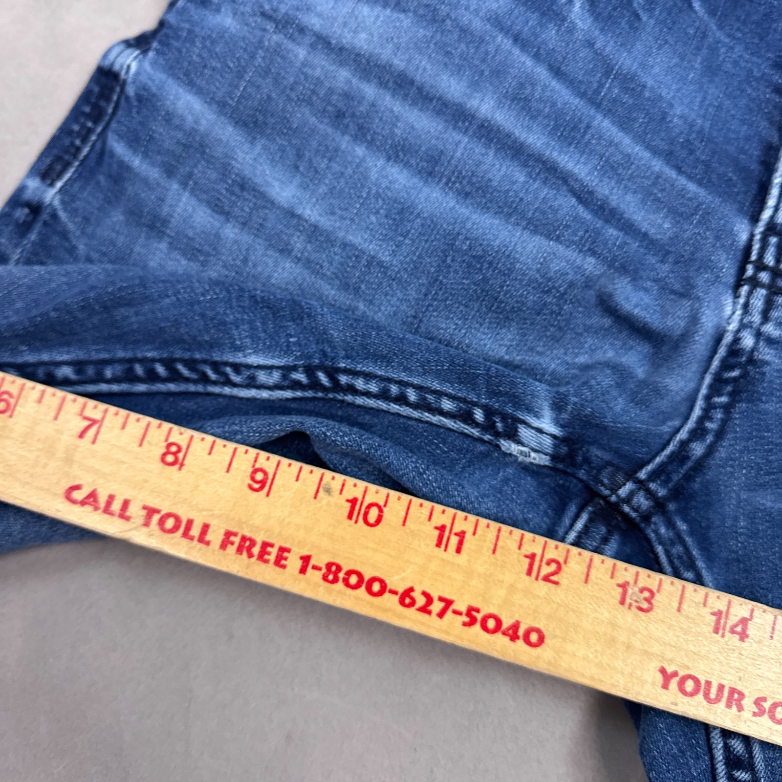 Buckle BKE Jeans Men 30×28 Blue Alec Denim Pant Faded Stretch Washout (Tag32x30)